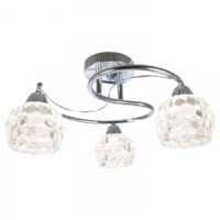 TULIPA GLASS lampe de modèle dans Chrome INTERLUSA