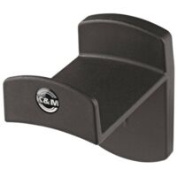K&M 16312 Support mural de pour casque Over Ear, noir, plastique -- matériau de montage inclus