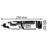 Bosch Professional GRO 12V-35 - Outil électrique miniature à batterie (12V, 5000 - 35000 tr/min, sans batterie, en boîte)