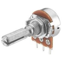 Potentiomètre 100k Logarithmique à arbre court en métal extrudé R16148-1a-2-a100k