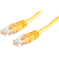 Value cat6 utp cca ethernet cable yellow 5m