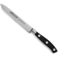 Couteau Tomatero Arcos Riviera 232000 de Nitrum d'Acier, avec Mango de Polyoxyméthylène et 13 cm de Feuille en caisse.