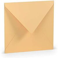 Grande enveloppe carrée en papier 5 pièces orange