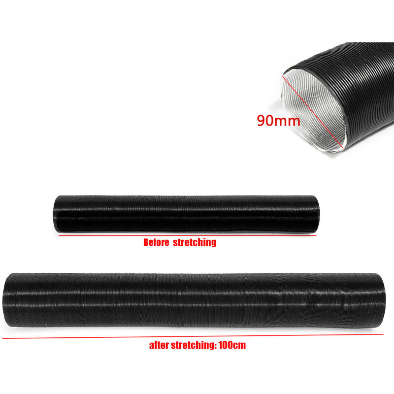 Kit Tuyau Chauffage Voiture 75 Mm - Accessoires Chauffage Diesel Webasto Eberspächer