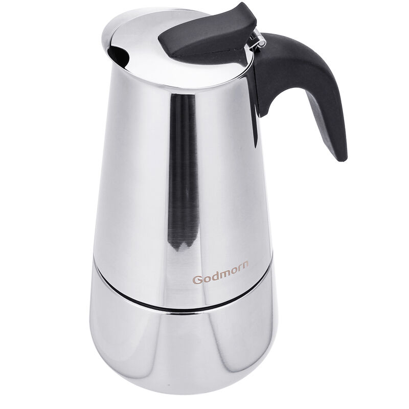 Cafetière électrique Espresso, cafetière électrique Moka 6 Tasses 300ml,  cafetière Italienne Portable, cafetière électrique Mocha en Aluminium, pour