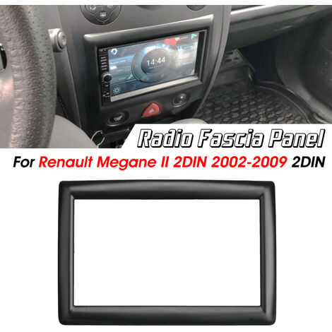 Adaptateur Cadre Facade Autoradio 2 DIN Pour Renault Megane II 2002-2009  ZebraA