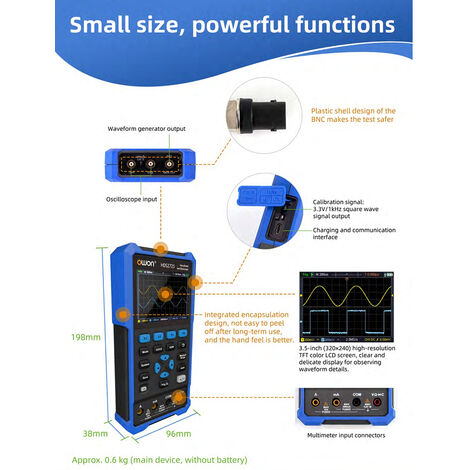 Oscilloscope numérique - Bande passante 40 MHz