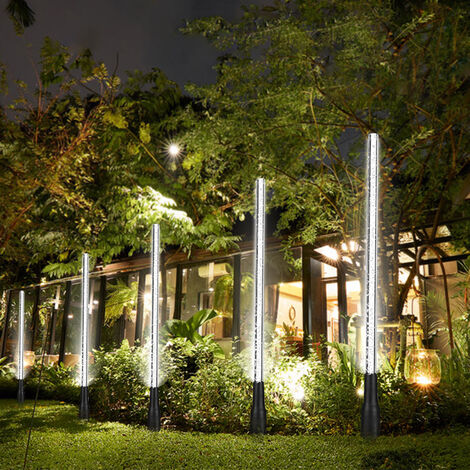 8 Pices Lampe Solaire Exterieur Jardin Lumiere avec Colore LED et