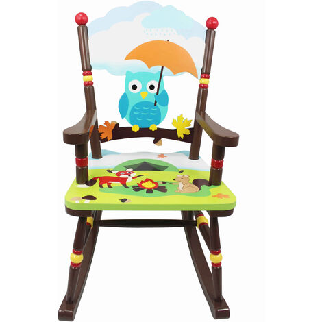 Fantasy Fields Childrens Enchanted Woodland Kids Wooden Rocking Chair ...