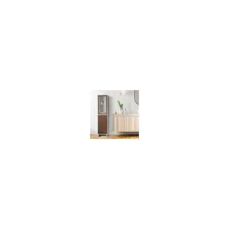 Tyler Wooden Bathroom Linen Tower Floor ...