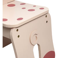 Fantasy Fields Children Kids Toddler Wooden Pig Chair (no table) TD-11324A2P - Pink