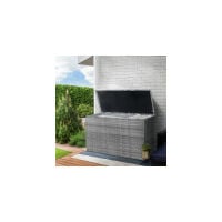 Teamson Home Outdoor Garden X-Large Storage Box Unit, 700L Storage ...