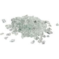 Teamson Home 4 Kg Lava Rocks for Gas Fire Pit, Tempered Fire Glass, Safe for Outdoor Garden Gas Fire Pits, Clear - Clear