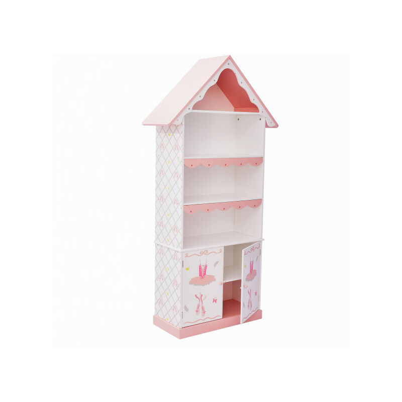 Estantería De Madera swan lake fantasy para niños td12717a infantil libreria fieldstd12717a