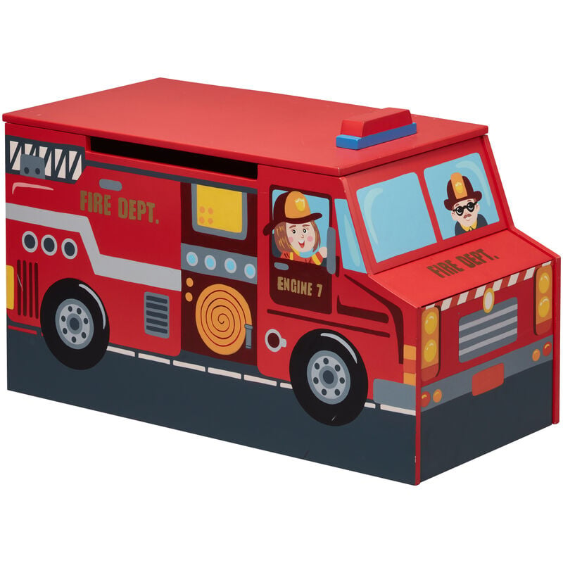 Cofre De Madera para juguetes lil fire fighters fantasy fields td12507a