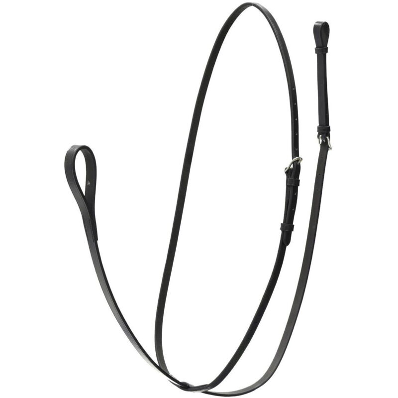 Cob, Noir: Martingale anglaise avec collier réglable en cuir