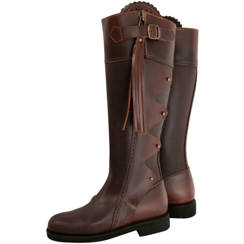 39: Bottes espagnoles avec semelle en caoutchouc antidérapante et