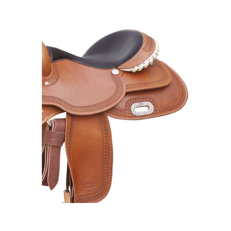 Garde-boue De Selle Western Adulte WILDRACE – Cuir Véritable Fabriqué En Inde