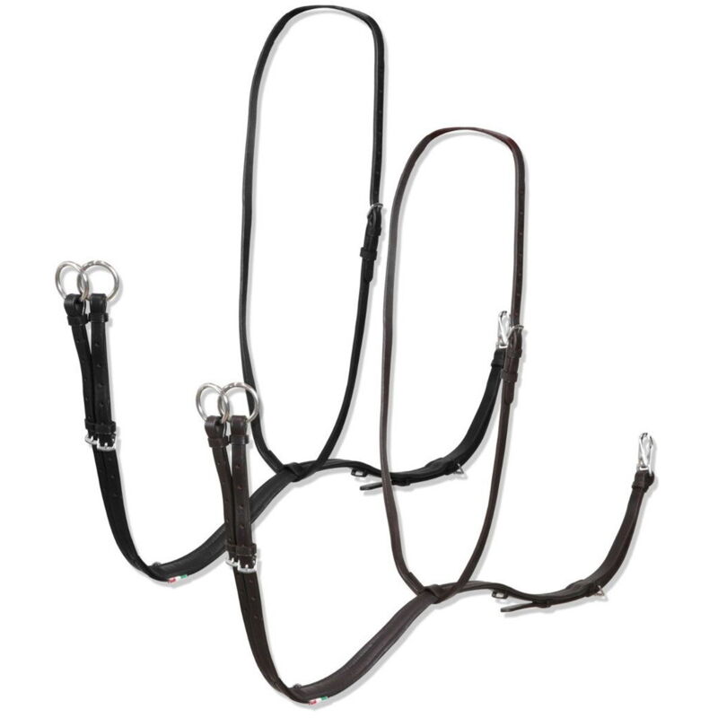 Martingale D'entraînement Vespucci – Cuir Marron – Course Cheval (Occasion)