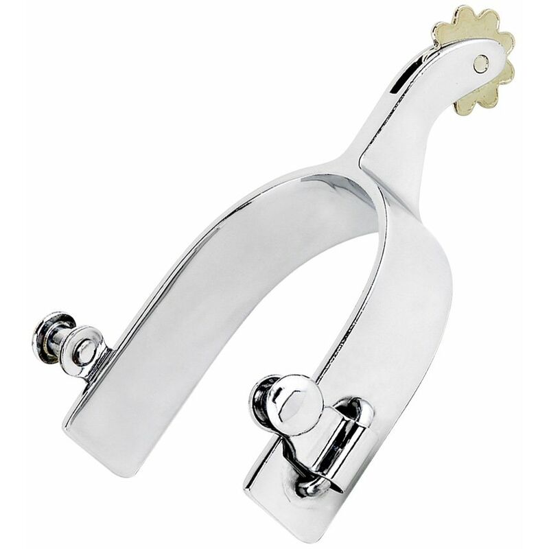 Éperons Occidentaux Naroote Avec Boule Roulante – Acier Inox, Lot De 2, Pour équitation, Compétition Et Loisir