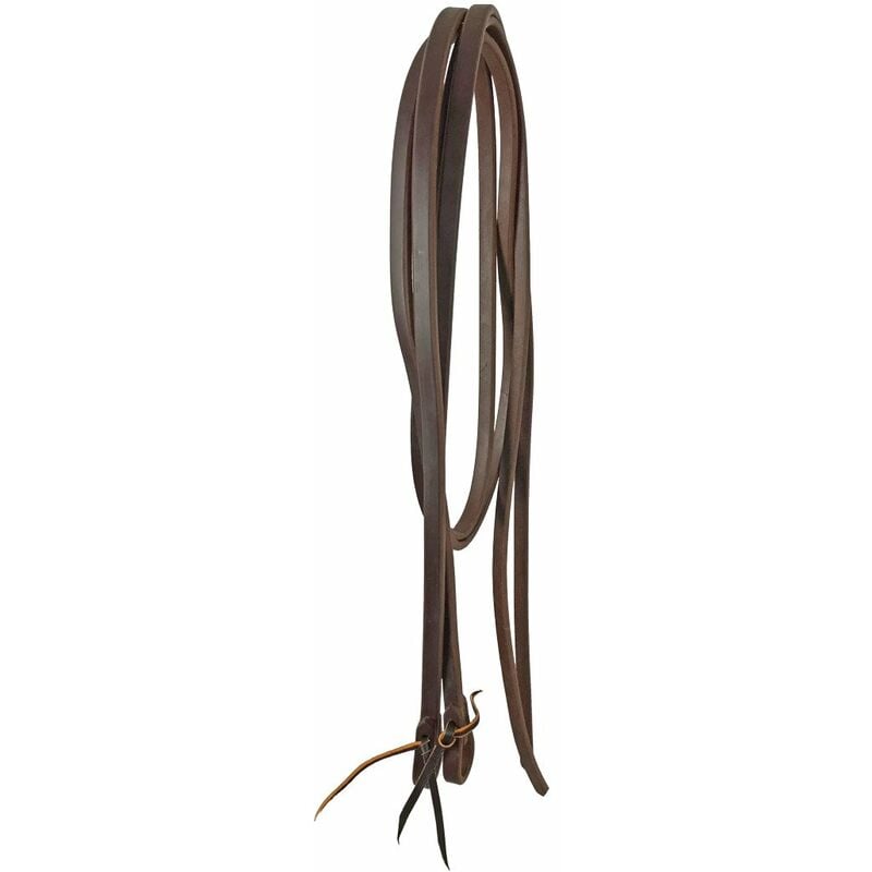 Rênes western équilibrées en cuir graissé