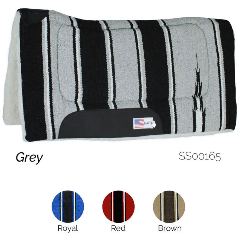 Couverture De Selle Western En Laine Néo-zélandaise - Forme Contour, Neuve