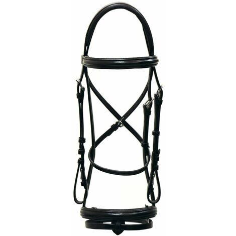 Rênes sangle en cuir gras Crystal Diamond - Equitation