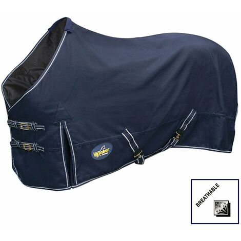 155 cm, Blu: Couverture anti-goutte et respirante Winner box avec taie d'oreiller intérieure (1/2)