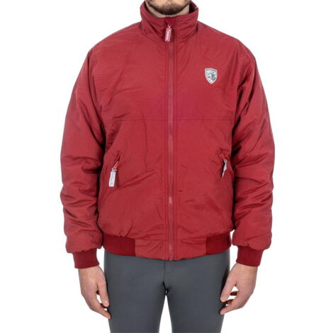 XXL, Bleu marine: Veste technique d'équitation d'hiver imperméable avec rembourrage polaire pour adultes
