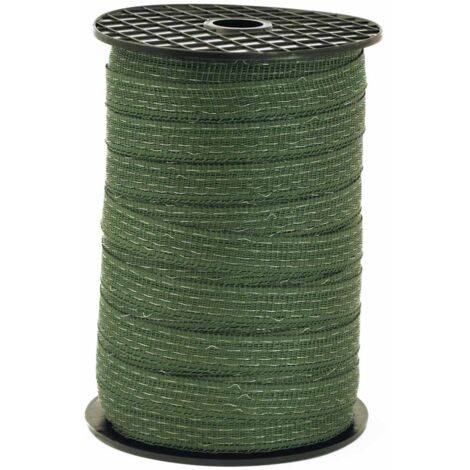 Vert - Bande de clôture électrique 2 cm en rouleau de 200 m avec 4 conducteurs en acier inoxydable 0,15 mm VERT