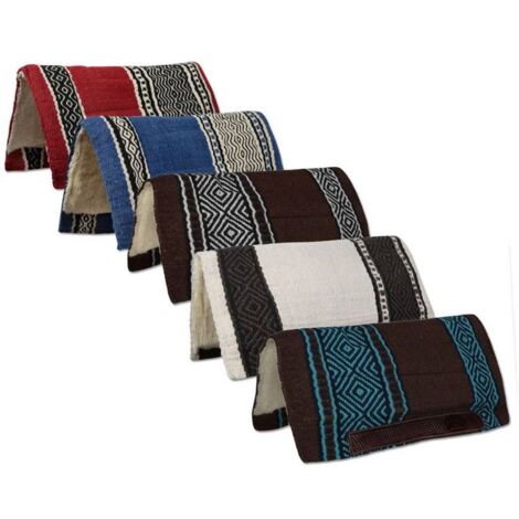Marron - Couverture western maya en tissu navajo avec rembourrage pour temps froid (1/5)