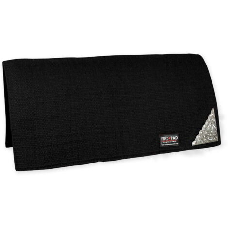 Noir - Housse de selle western en tissu Navajo Modèle Adam avec décoration en argent