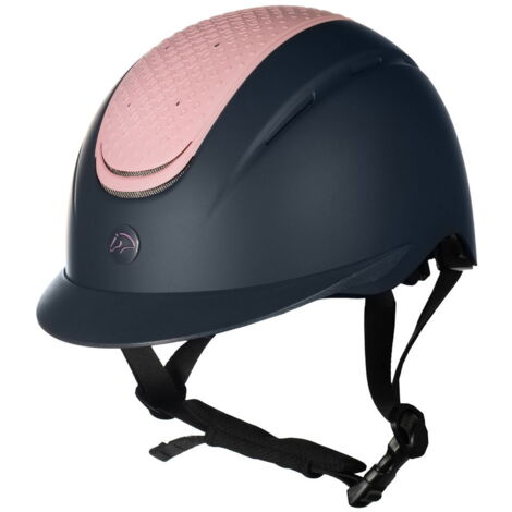 52-54 CM, nero: Casque d'équitation pour enfant avec roue réglable modèle Sydney (1/4)