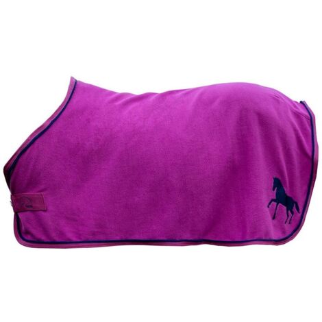 75 cm, blu scuro 6900: Couverture en polaire modèle Mini avec rembourrage au garrot (1/2)