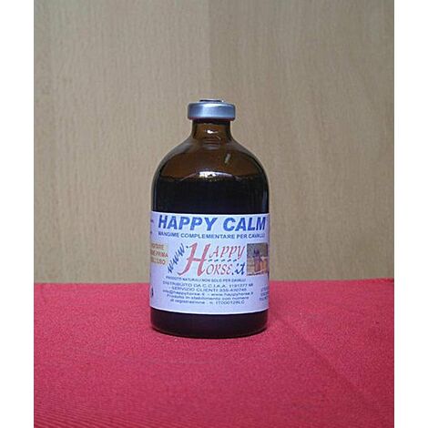 Happy Calm pour chevaux secoués Flacon de 100 g de liquide
