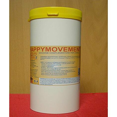 HAPPY MOVEMENT supplément pour les maux de dos, la naviculite et la fourbure des chevaux 800 g