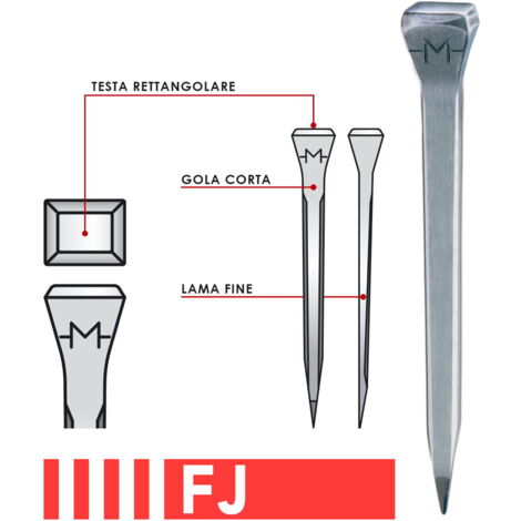 FJ3 50 mm - à partir de 250 pcs: Clous Mondial pour chevaux de course FJ Racing