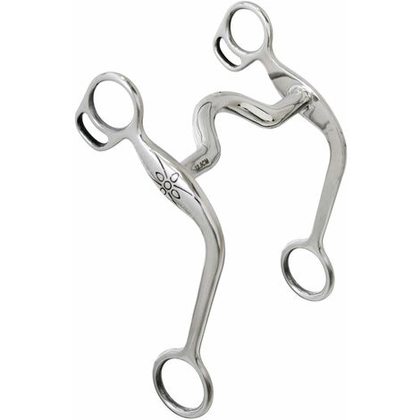 TopHomer Mors Creux En Acier Inoxydable Pour Cheval – 127 Mm, Argenté, Aide Directionnelle