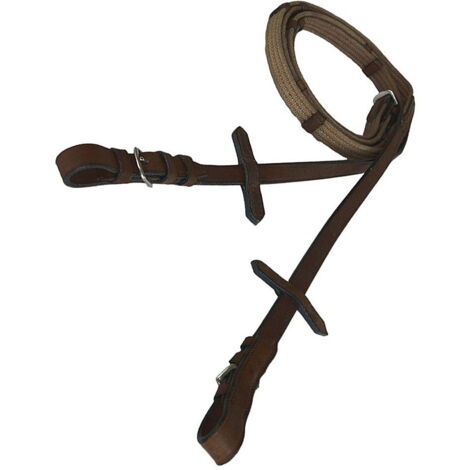 Unique, Marron 04: Redini FULL Tattini en cuir et toile avec boucles en acier inoxydable