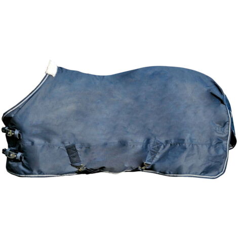 95, Bleu marine: Couverture imperméable avec doublure polaire pour poulains Modèle professionnel (1/5)