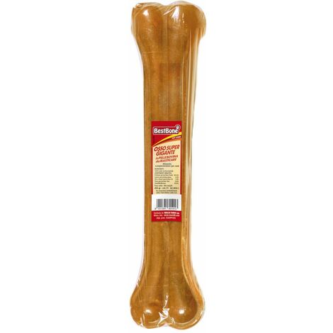Super os géant en cuir de vachette thermorétractable pour chiens
