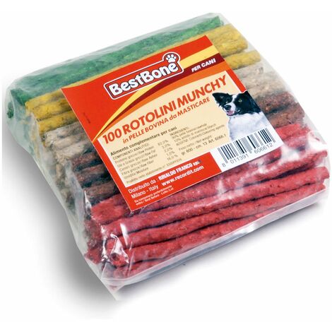 Rouleaux de couleur fine en cuir de vachette thermorétractable pour chiens (1/2)
