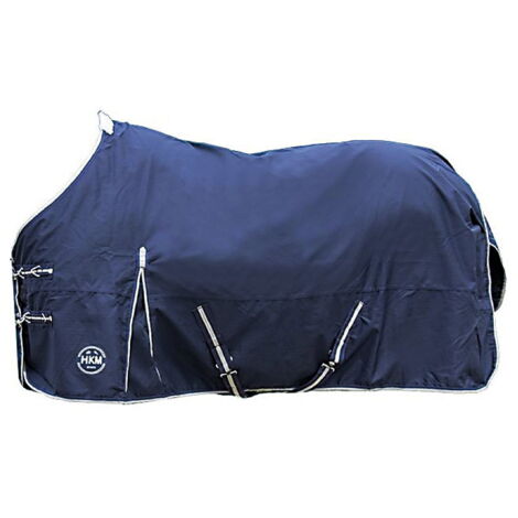 165 cm, Bleu marine 6900: Couverture imperméable pour cheval Eco Light avec intérieur en laine polaire (1/5)