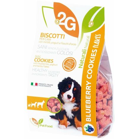 Biscuits Bluberry pour chiens avec yaourt, myrtilles et flocons d'orge 350g (1/2)