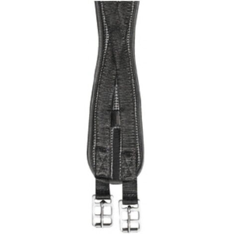 90, Noir 9100: Sangle anglaise Elastik en PVC souple (1/2)