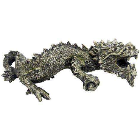 Dragon chinois Horizontal Petit 19.3x10.2x6.3 cm décoration d'aquarium