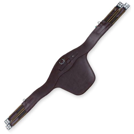 Sangle pour cheval en cuir Riding World - noir - 125 cm Noir