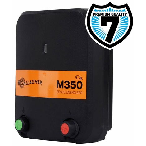 Electrificateur Gallagher M350 230V pour clôtures jusqu'à 28km pour chevaux, bovins, moutons, chèvres, porcs (1/3)
