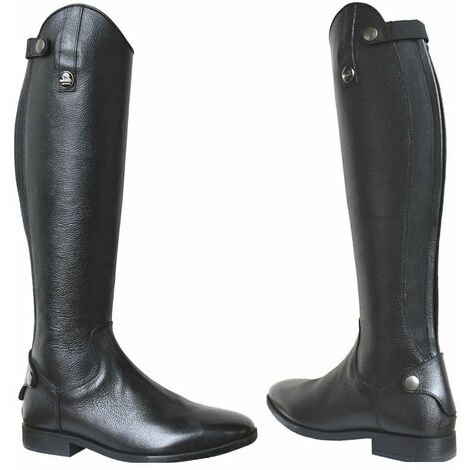 Bottes 43 M: Gagnant : bottes en cuir avec élastique et fermeture éclair arrière (1/2)