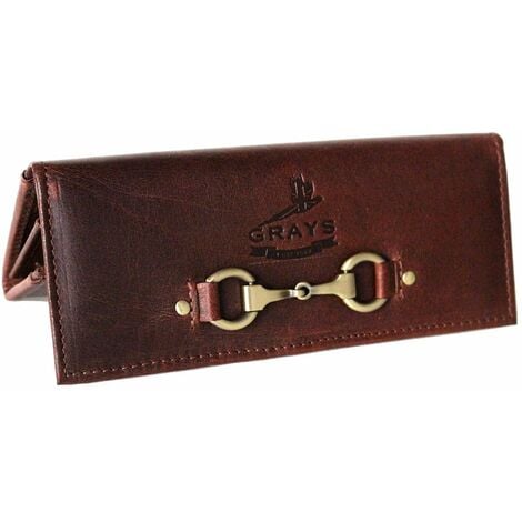 Portefeuille en cuir avec morsure